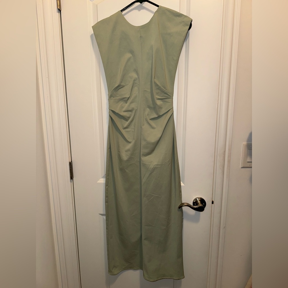 Mint green Zara Midi dress